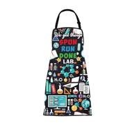 BNQL Chemistry Science Lab Aprons Laboratory Gifts Lab Tech Gifts We Get Things Spun Run Done Lab Medical Laboratory Gifts
