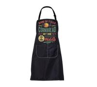 BNQL Cornbread Apron With Pockets Some Of Y'alls Cornbread Ain't Done In The Middle Western Southern Gifts Cornbread Food Gifts