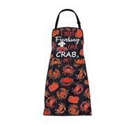 BNQL Crab Apron Crab Gifts for Crab Lovers I Just Freaking Love Crab OK Crab Hunting Apron Crab Chef Grilling BBQ Aprons