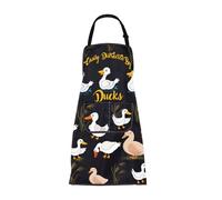 BNQL Duck Apron with Pockets Duck Gifts for Duck Lovers Gifts Duck Hunters Gifts Easily Distracted By Ducks Farmer Apron