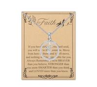 BNQL Faith Trust and Pixie Dust Bracelet Fairy Tale Jewelry Birthday Gifts for Her (faith necklace card)