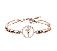 BNQL Faith Trust and Pixie Dust Bracelet Fairy Tale Jewelry Birthday Gifts for Her (Faith Trust and Pixie Dust DRG)