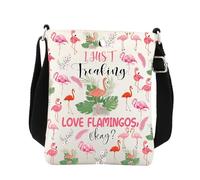 BNQL Flamingo Crossbody Bag Flamingo Gifts for Flamingo Lovers Pink Flamingo Gifts I Just Freaking Love Flamingos Handbag