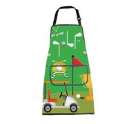 BNQL Golf Apron with Pockets Golfing Gifts for Golfer Chef Apron Golf Lovers Gifts Golf Apron for Women Men Golf Player Gift