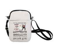 BNQL Grease Musical Crossbody Bag We Go Together Like Grease Movie Merchandise Gift Danny And Sandy Fans Gift Shoulder Bag