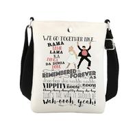 BNQL Grease Musical Crossbody Bag We Go Together Like Grease Movie Merchandise Gifts Danny And Sandy Fans Gift Shoulder Bag