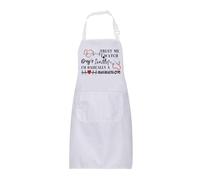 BNQL Grey's Apron Greys Gifts for Greys Lover Grey’s Tv Show Fans Gifts Hospital Doctor Anatomy Merchandise Doctor Anatomy Apron