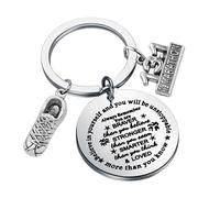 BNQL Half Marathon Gifts 13.1 Keychain Half Marathon Running Gifts for Half Marathon Runners Believe in Yourself Marathon Keychain (Half Marathon 13.1 Keychain)