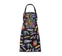 BNQL i Don't Have The Time Or The Crayons To Explain This To You Sarcasm Quote Apron Attitude Gift Sarcasm Gift Funny Apron