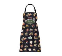 BNQL Japanese Apron With Pockets Japan Travel Gifts for Japan Lovers Japanese Housewarming Gift Japan Souvenir Gifts Kitchen Apron