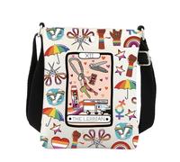 BNQL Lesbian Tarot Crossbody Bag Lgbtq Gifts Tarot Lover Gifts Lgbt Pride Gifts Funny Lesbian Gifts Lesbian Shoulder Bag