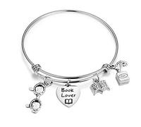 BNQL Literacy Book Lover Bracelet Love to Read Librarian Gift (bracelet)