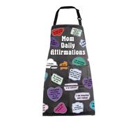 BNQL Mama Apron with Pockets Mom Life Apron for Cooking Baking BBQ Mother’s Day Gifts for Grandma Kitchen Apron for Women