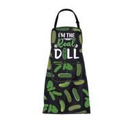 BNQL Pickle Apron I'm The Real Dill Apron Pickles Gifts Pickle Lover Gift Pickle Chef BBQ Baking Gardening Apron