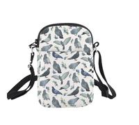BNQL Pigeon Crossbody Bag Gifts for Pigeon Lovers Owner Gift Ornithology Gifts Bird Nerd Gift Pigeons Bird Crossbody Purse
