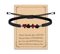 BNQL Poker Bracelet Playing Card Gift Gambling Gifts Casino Gifts for Gamblers Playing Card Bracelet Handmade Adjustable Bracelets