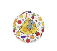 BNQL Rat Makeup Mirror Rat Gifts Mouse Chef Gift Cartoon Rat Movie Fans Gifts Mouse Lover Gifts Fans Gift Little Chef Mouse Mirror