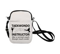 BNQL Taekwondo Crossbody Bag Taekwondo Instructor Gifts Taekwondo Instructor Like A Normal Instructor But Cooler Cell Phone Purse