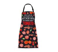 BNQL Tomato Apron Tomatoes Lovers Gift Cute Tomato Apron Gift for Tomato Gardener Apron Tomato Farmer Gift Tomato Gardening Apron