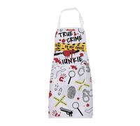 BNQL True Crime Junkie Apron True Crime Gifts True Crime Lover Gifts True Crime Junkie Gifts Crime Scene Gifts True Crime Apron