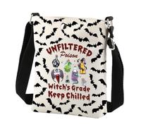 BNQL Unfiltered Poison Witches Crossbody Bag Halloween Witch Gifts Spooky Season Gifts Halloween Crossbody Cell Phone Purse