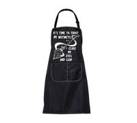 BNQL Witch Apron Gift Magic Wand Gift It's Time To Trust My Instincts Musical Theater Lover Gift For Musical Lovers Movie Fan Gift