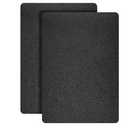BNREOZA 2pcs Self Adhesive Fabric Repair Patches, Canvas Fabric Patches, Tearproof Self Adhesive Fabric Patches, Waterproof Sofa, Down Jacket, Office Chair, Curtain, 28 * 20 (Black)