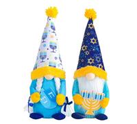 bnsggl 2Pack Hanukkah Gnomes Plush Hanukkah Decor Hanukkah Ornaments Chanukah Decorations Jewish Decor Jewish Gifts