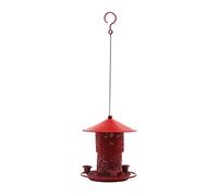 bnsggl Outdoor Bird Feeder Red Hummingbird Feeders With 3 Water Cups Easy Cleaning Garden Yard Red Lantern-shape Ornaments