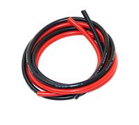 BNTECHGO 10 Gauge Silicone Wire Ultra Flexible 20 ft high temp 200 deg C 600V 10 AWG Silicone Wire 1050 Strands of Tinned Copper Wire Stranded Wire Model Cable Black and Red Each Color 10 ft