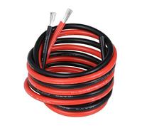 BNTECHGO 12 Gauge Silicone Wire Ultra Flexible 20 ft high temp 200 deg C 600V 12 AWG Silicone Wire 680 Strands of Tinned Copper Wire Stranded Wire Model Cable Black and Red Each Color 10 ft