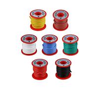 BNTECHGO 14 Gauge Silicone Wire Kit 7 Color Each 25 ft Flexible 14 AWG Stranded Tinned Copper Wire
