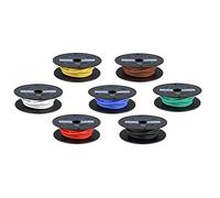 BNTECHGO 14 Gauge Silicone Wire Kit 7 Color Each 50 ft Flexible 14 AWG Stranded Tinned Copper Wire