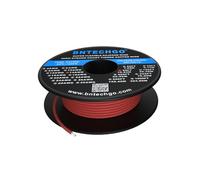 BNTECHGO 14 Gauge Silicone Wire Red 50ft Stranded Tinned Copper Wire | Flexible 14 AWG Stranded Wire Silicone Rubber Insulation For RC Models, Drone, Robot, Battery, EV Charger, 3D Printer, DIY