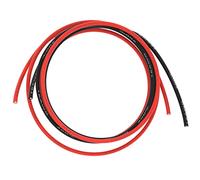 BNTECHGO 16 Gauge Silicone Wire Ultra Flexible 10 Feet High Temp 200 Deg C 600V 16 AWG 252 Strands of Tinned Copper Stranded Model Battery Cable Black and Red Each Color 5 Ft