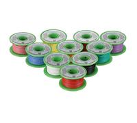 BNTECHGO 18 Gauge Silicone Wire Kit 10 Color Each 25 ft Flexible 18 AWG Stranded Tinned Copper Wire