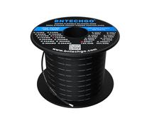 BNTECHGO 18 Gauge Silicone Wire Spool 500 ft Black Flexible 18 AWG Stranded Tinned Copper Wire