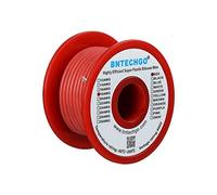 BNTECHGO 18 Gauge Silicone Wire Spool Red 50 ft Ultra Flexible High Temp 200 deg C 600V 18 AWG Silicone Rubber Wire 150 Strands of Tinned Copper Wire Stranded Wire for Model Low Impedance