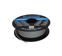 BNTECHGO 20 Gauge Silicone wire spool 250 ft Gray Flexible 20 AWG Stranded Tinned Copper Wire