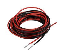 BNTECHGO 22 Gauge Silicone Wire 20 Feet (10ft Black And 10ft Red) Soft and Flexible High Temperature Resistant Highly Efficient 22 AWG Silicone Wire 60 Strands of Tinned Copper Wire