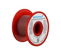 BNTECHGO 22 Gauge Silicone Wire Spool Brown 50 ft Ultra Flexible High Temp 200 deg C 600V 22 AWG Silicone Rubber Wire 60 Strands of Tinned Copper Wire Stranded Wire for Model Low Impedance
