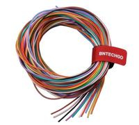 BNTECHGO 26 Gauge Silicone Wire Kit 10 Color Each 5 ft Flexible 26 AWG Stranded Tinned Copper Wire