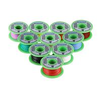 BNTECHGO 26 Gauge Silicone Wire Kit 10 Color Each 50 ft Flexible 26 AWG Stranded Tinned Copper Wire