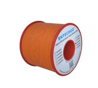 BNTECHGO 26 Gauge Silicone Wire Spool Orange 250 ft Ultra Flexible High Temp 200 deg C 600V 26 AWG Silicone Rubber Wire 30 Strands of Tinned Copper Wire Stranded Wire for Model Low Impedance