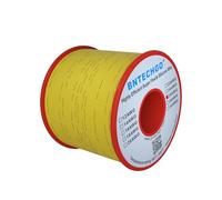 BNTECHGO 26 Gauge Silicone Wire Spool Yellow 250 ft Ultra Flexible High Temp 200 deg C 600V 26 AWG Silicone Rubber Wire 30 Strands of Tinned Copper Wire Stranded Wire for Model Low Impedance