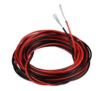 BNTECHGO 28 Gauge Silicone Wire Ultra Flexible 20 ft high temp 200 deg C 600V 28 AWG Silicone Wire 16 Strands of Tinned Copper Wire Stranded Wire Model Cable Black and Red Each Color 10 ft