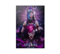 bntjxz Arcane League of Legends 1 Canvas Poster Bedroom Decor Landscape Office Room Decor Gift 12x18inch(30x45cm)
