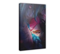 Bntjxz Arcane Season 2 Jinx Canvas Poster - 24x36inch (60x90cm) - Bedroom & Office Room Decor