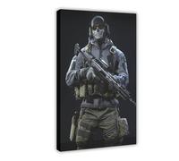 bntjxz Call of Duty Ghost Poster Canvas Poster Wall Art Decor Print Picture Paintings for Living Room Bedroom Decoration 12x18inch(30x45cm)