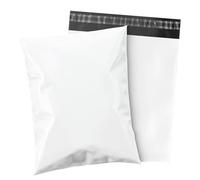BNTrade 17 x 22 inch Mailing Bags - Strong Plastic Postage Bags with Peel & Seal | Large Mail Bags for Clothes, Parcels, Vinted & eBay | XL Parcel Bags for Posting & Shipping (White, Pack of 10)